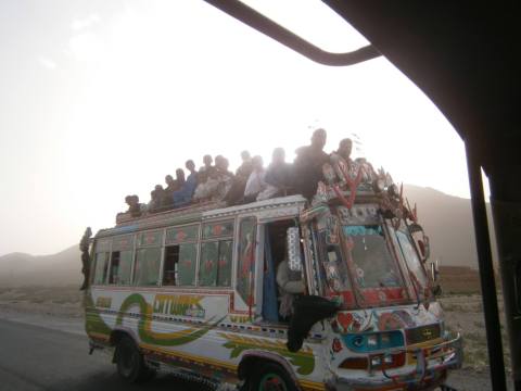 12.1 Bus with many people